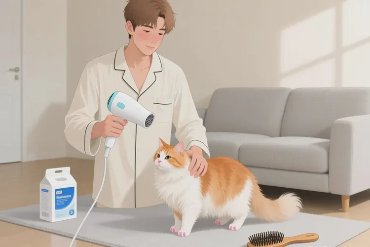 猫打完疫苗多久可以洗澡(图3)