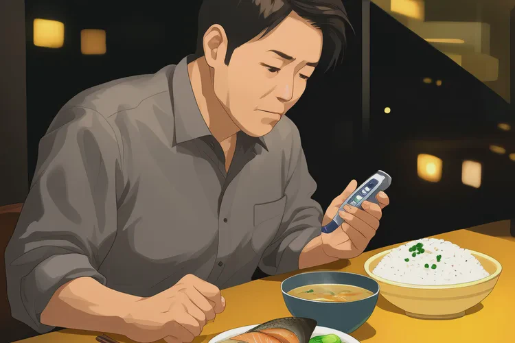 47岁晚餐血糖12.3是怎么回事(图1)