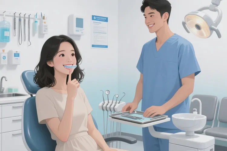 正畸發(fā)現(xiàn)牙齒松動(dòng)(圖1)