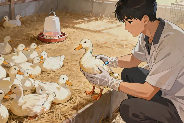 鸭子打禽流感疫苗后注意事项(图1)