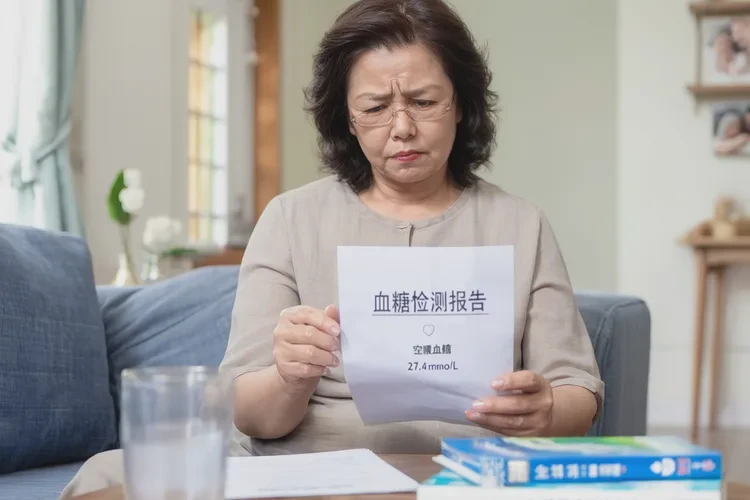 47歲空腹血糖27.4是怎么回事(圖1)