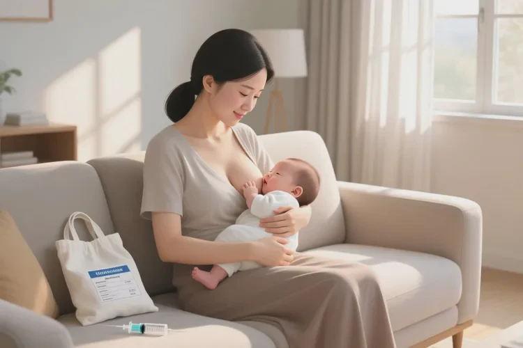 一個月寶寶打疫苗前能不能喂奶(圖1)