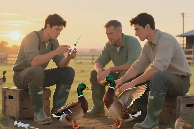 鸭子打疫苗前后要注意什么事项(图3)