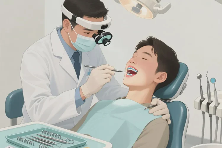 正畸牙齒移動速度左右不一樣(圖4)