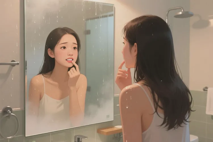 正畸有一顆牙齒松動(圖2)