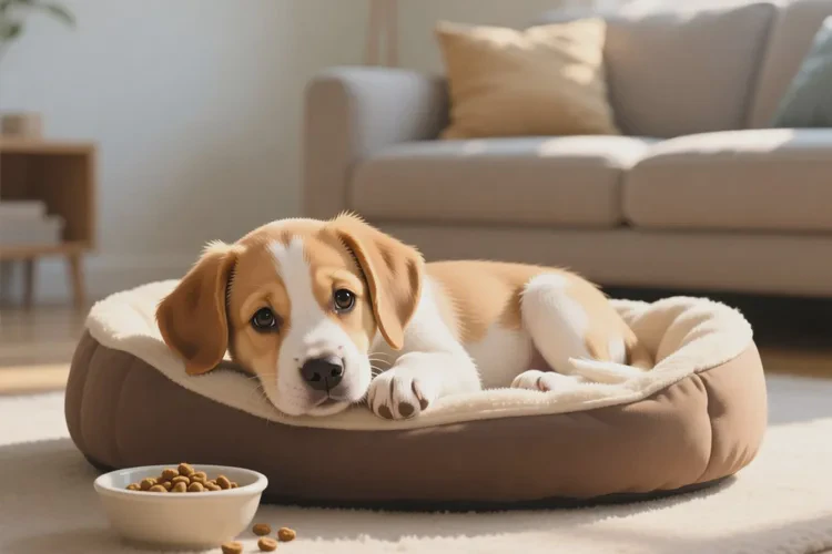 幼犬打疫苗后精神不好(图2)