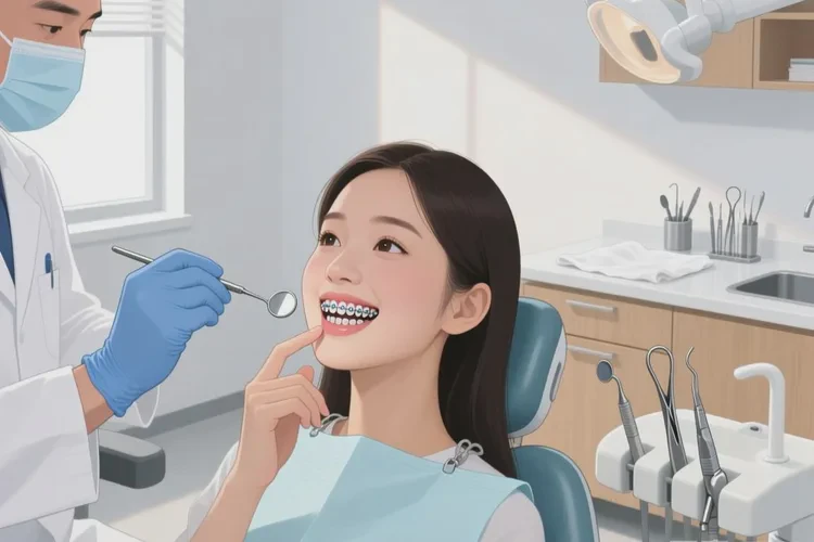 正畸 牙齒松動明顯(圖1)