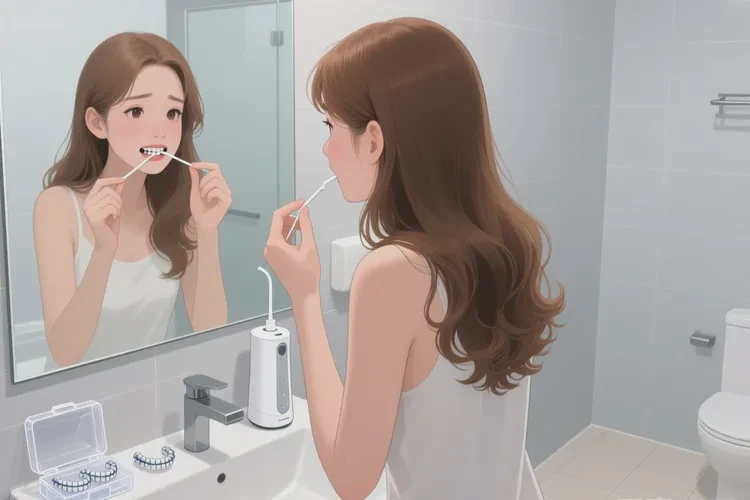 正畸后牙齒有縫隙(圖1)