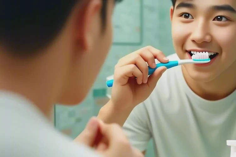 正畸期間有一顆牙齒牙根松動(圖2)