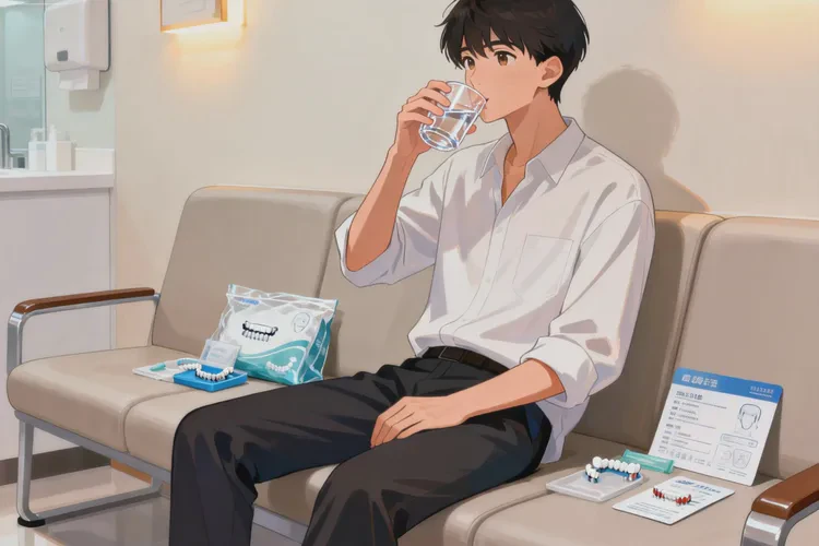 正畸皮筋拽的牙齒松動(dòng),摘掉皮筋后還(圖3)