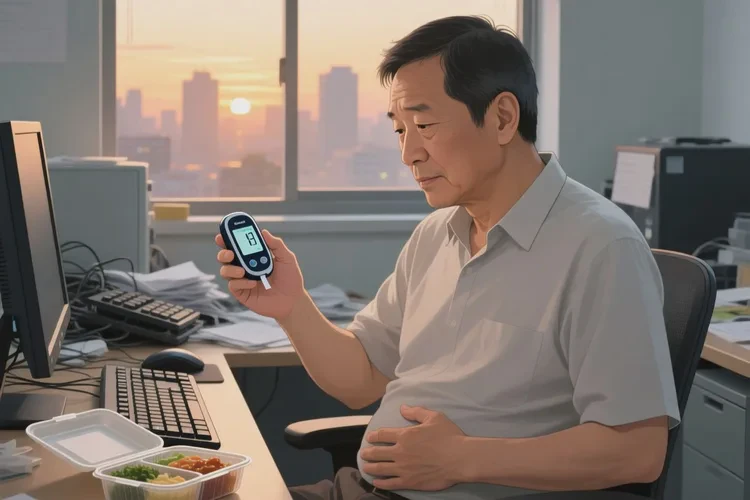 38岁中午血糖9.8是怎么回事(图1)