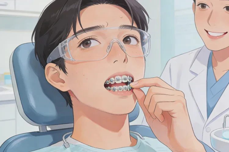 正畸期間牙齒松動(dòng)嚴(yán)重(圖1)