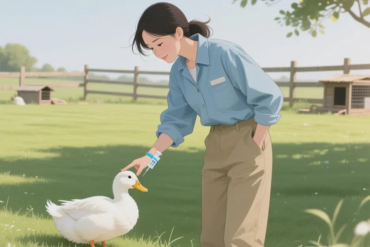 鸭子打疫苗打哪个部位(图3)