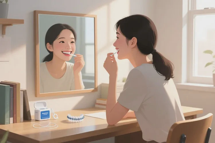 正畸之后牙齒有縫(圖4)