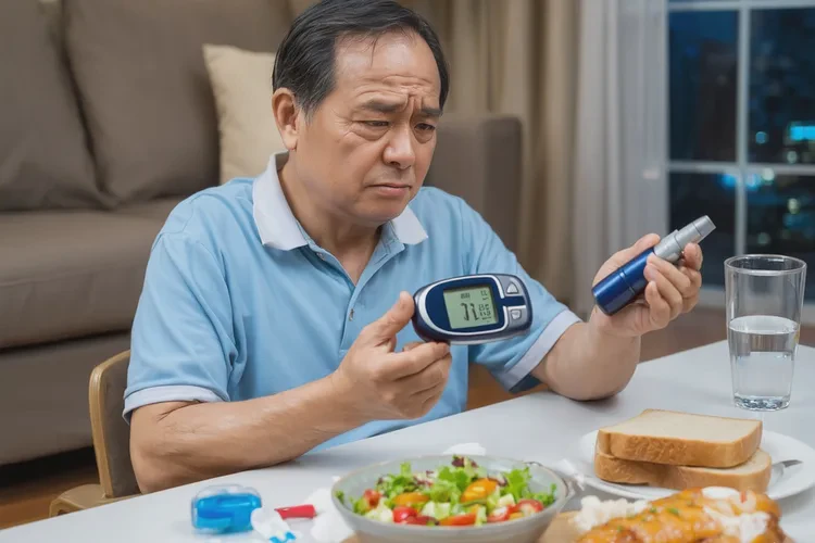 47歲中餐血糖15.8是怎么回事(圖1)
