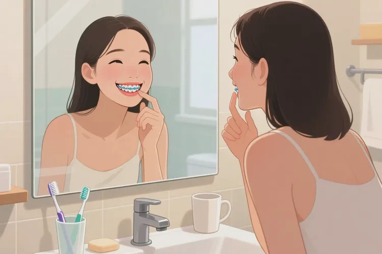 正畸后牙齒松(圖1)