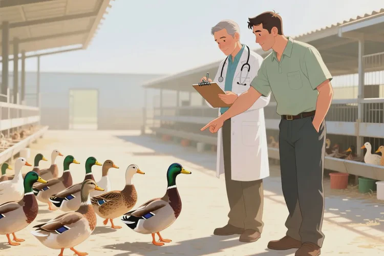 鸭子打禽流感疫苗后的应激反应(图4)