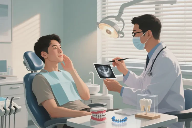 正畸過程中牙齒松動牙根斷了(圖2)