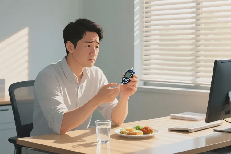 38岁中午血糖3.8是怎么回事(图1)