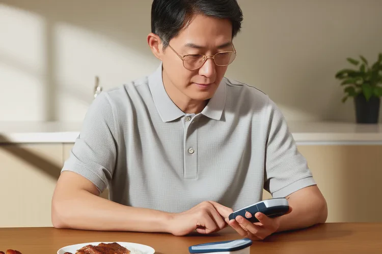 47岁中餐血糖21.7是怎么回事(图1)