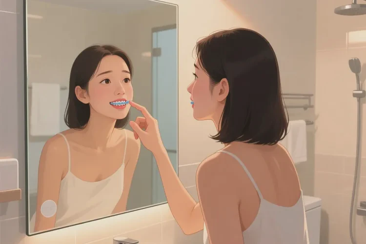 正畸牙齒移動速度左右不一樣(圖1)