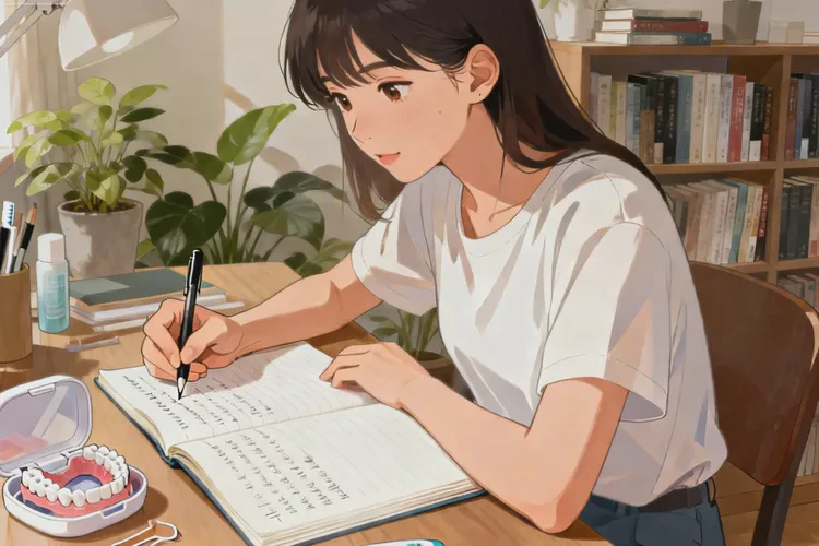 正畸皮筋拽的牙齒松動(dòng),摘掉皮筋后還(圖4)