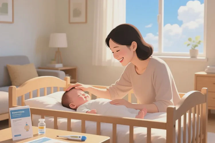 婴儿打疫苗前多久不能生病(图1)