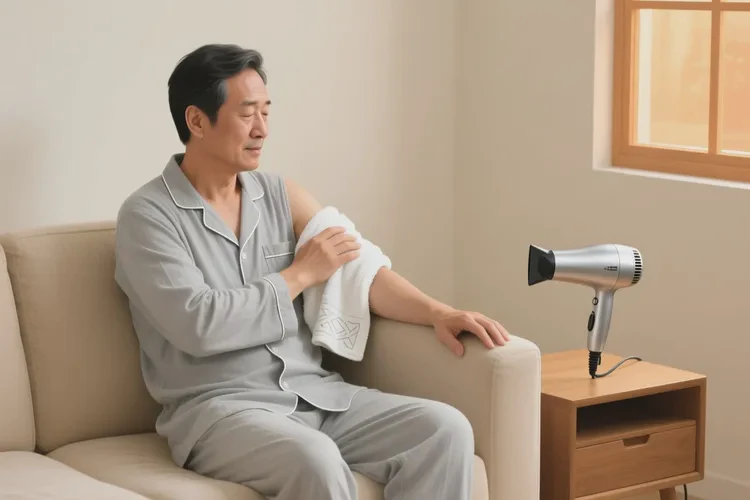 打完疫苗后当晚洗澡了(图2)