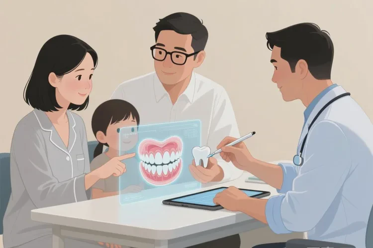 青少年正畸牙齒臨界點(diǎn)到底是拔牙還是片切(圖4)