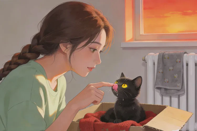 2个月的小猫打完第一针疫苗后有点流鼻涕了怎么办(图1)