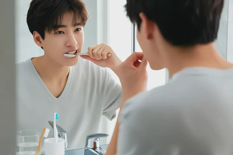 正畸過后的牙齒(圖1)