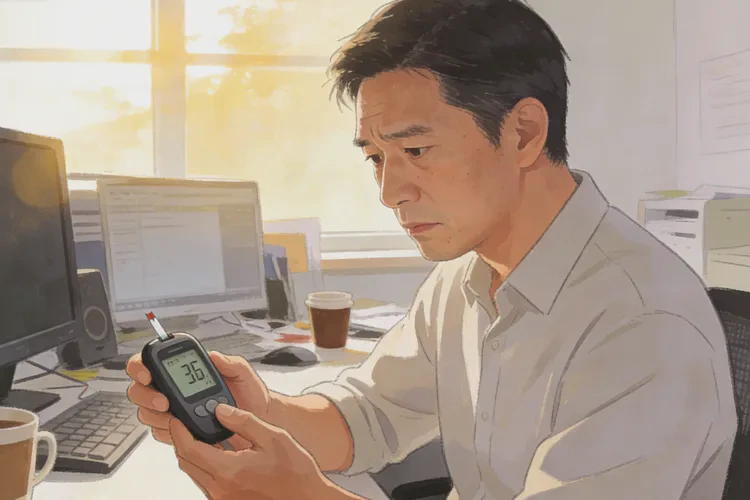 38岁中午血糖24.8是怎么回事(图1)