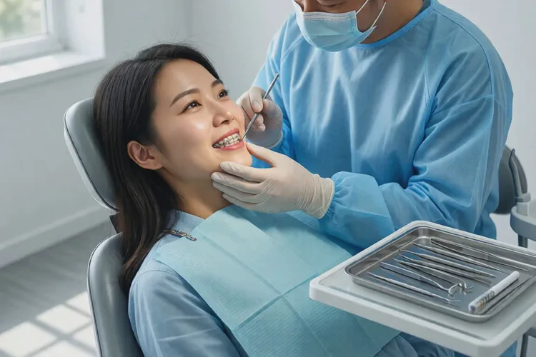 正畸后一顆牙齒松動(dòng)(圖1)