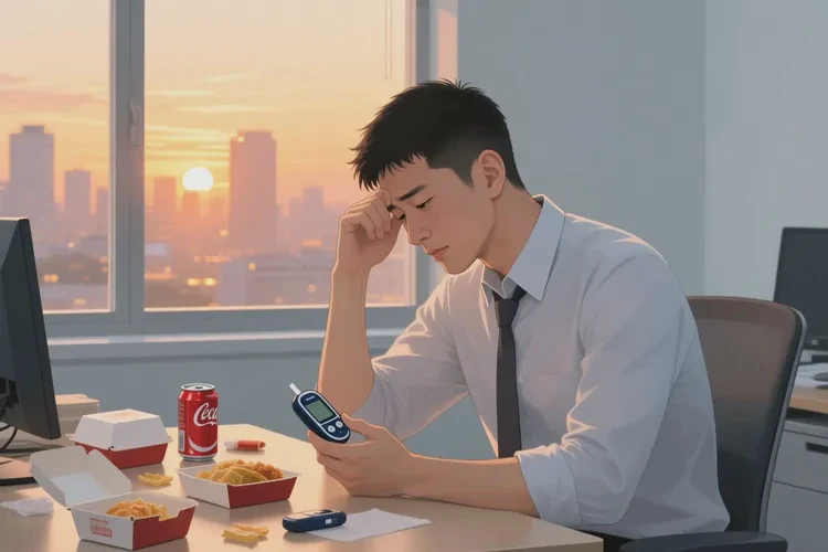 38岁中午血糖12点6是怎么回事(图1)