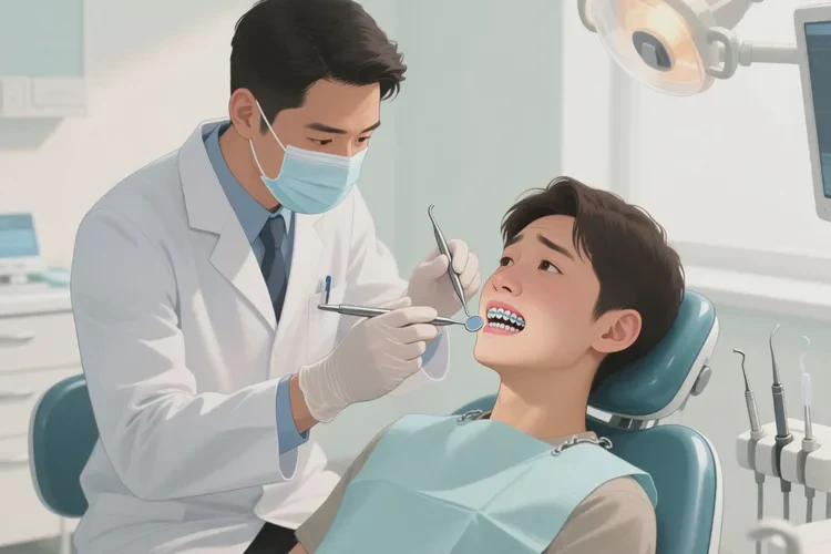 牙齒正畸突然有個(gè)牙特別疼(圖3)