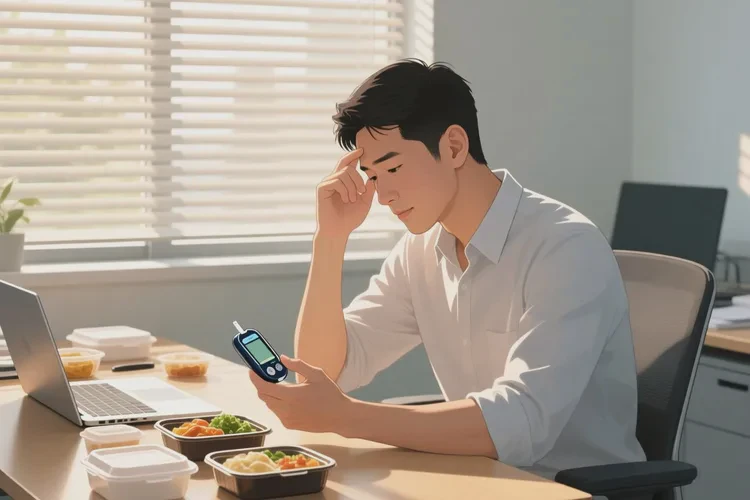 38岁中午血糖9点8是怎么回事(图1)