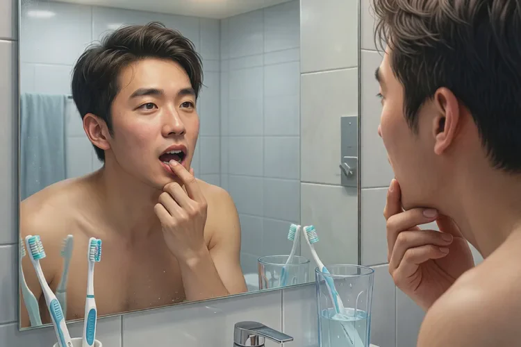 正畸后一顆牙齒松動(dòng)(圖2)