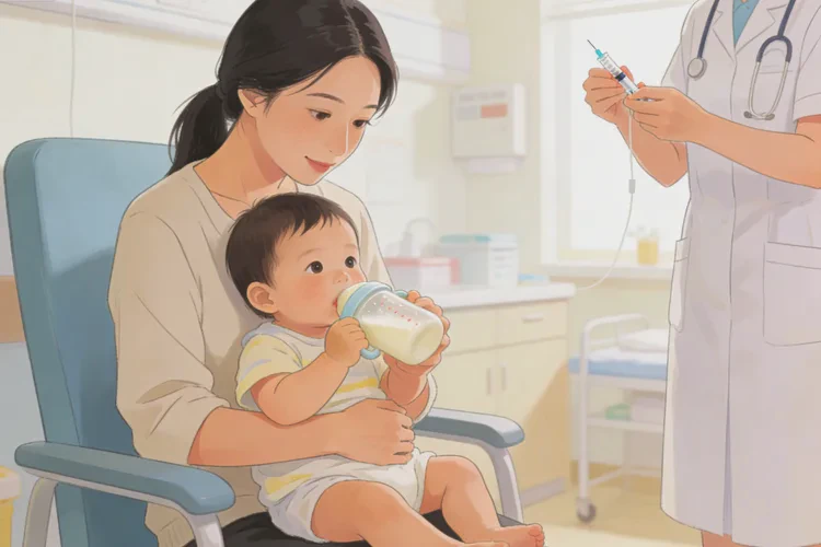 婴儿打疫苗前后可以喝奶吗一岁(图1)