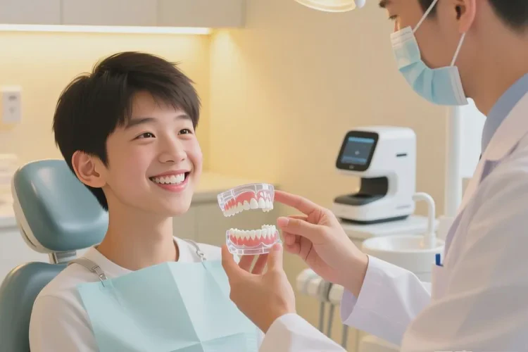 牙齒正畸先排齊后拔牙(圖1)