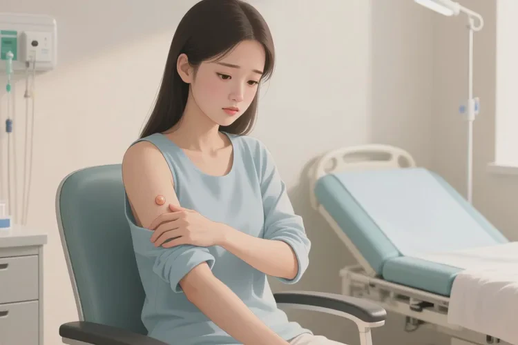 打完hpv疫苗里面有个硬包(图1)