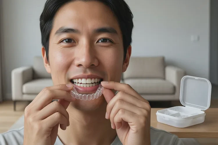 正畸結(jié)束后兩年牙齒松動(圖4)