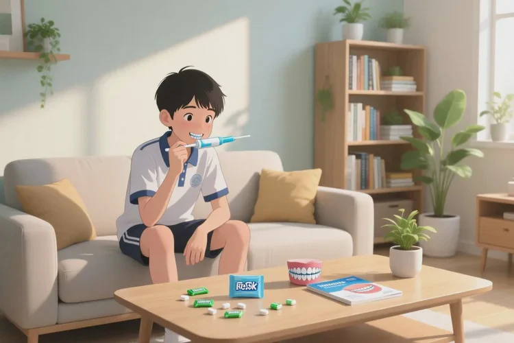 正畸帶上托槽后牙齒脫礦正常嗎(圖3)