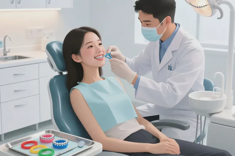 正畸皮筋拽的牙齒松動(dòng)了怎么處理(圖1)