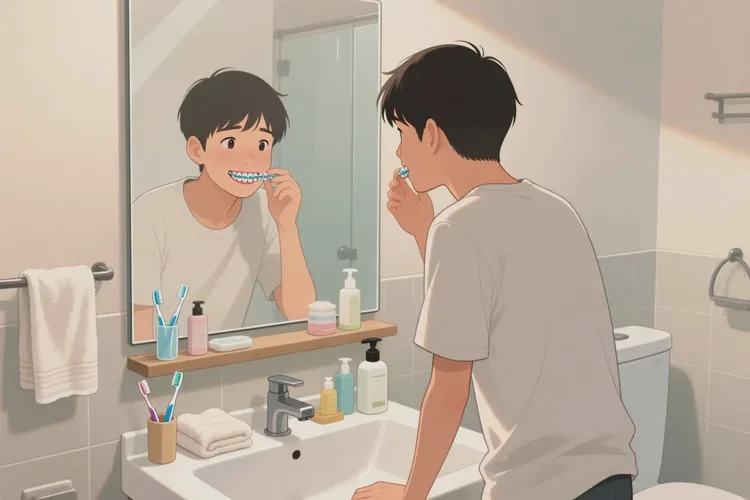 牙齒正畸兩個(gè)月復(fù)診一次(圖2)