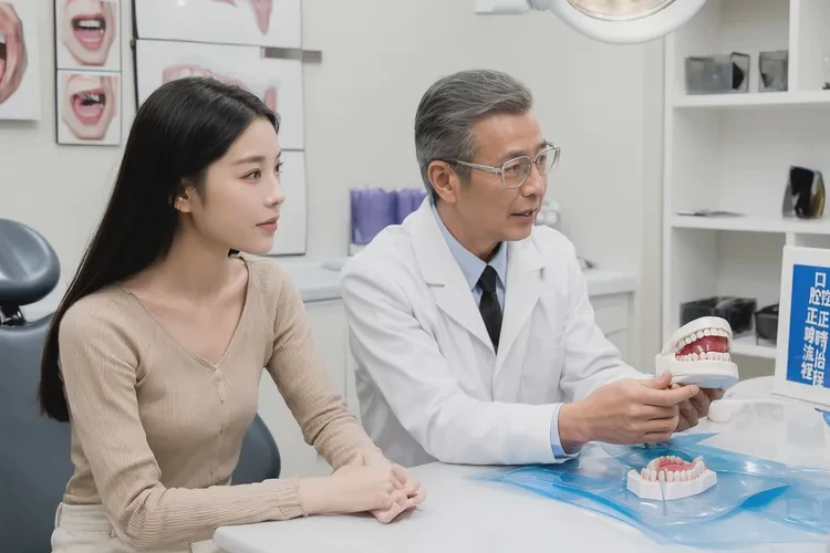 牙齒正畸一年5個(gè)月可以開始調(diào)理中線了嗎(圖3)