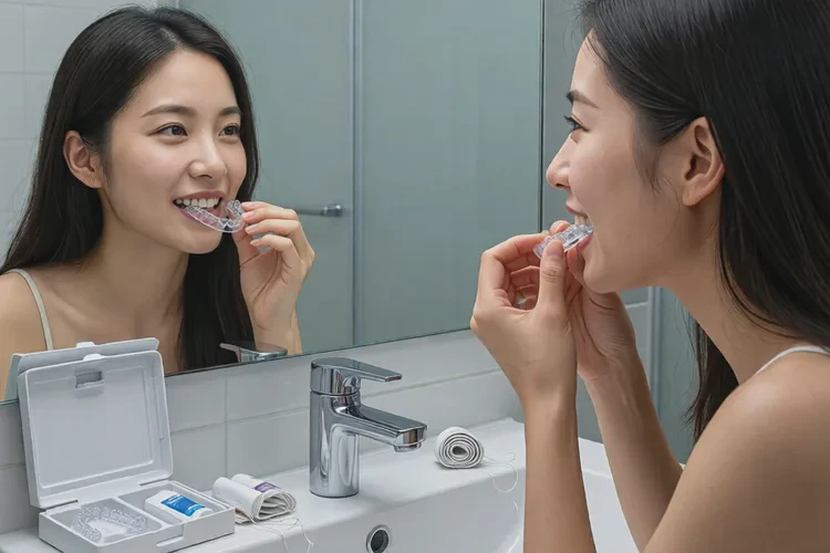 正畸完的牙齒(圖1)