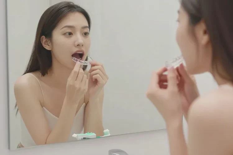 正畸結(jié)束牙齒還有點不齊(圖1)