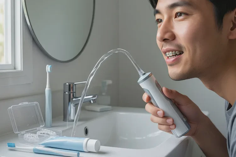 正畸后面的牙齒移動到前面(圖3)