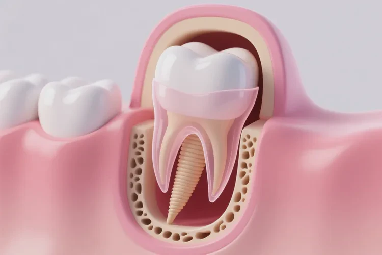 正畸后面的牙齒移動到前面(圖2)