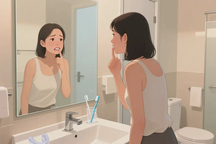 正畸后牙齒兩年多了還是松動正常嗎(圖1)